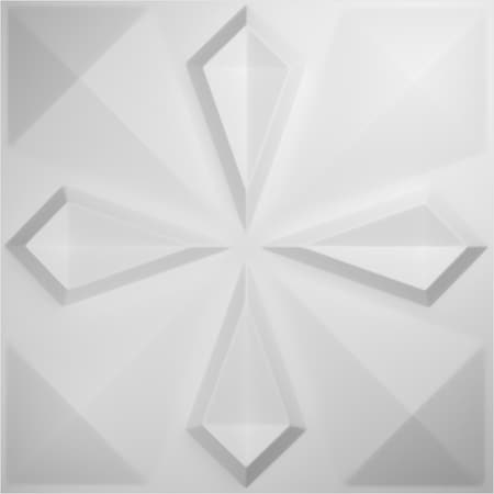 Ekena Millwork 19 5/8in. W x 19 5/8in. H Nikki EnduraWall Decorative 3D Wall Panel Covers, Total 32.1 Sq. Ft., 12PK WP20X20NKWH-CASE-12